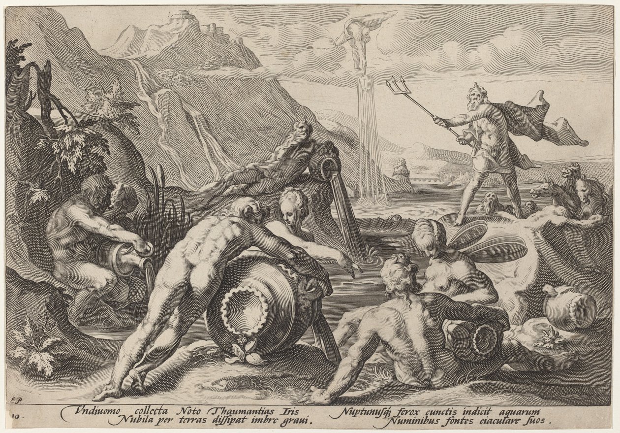 Neptune complotant la destruction de l