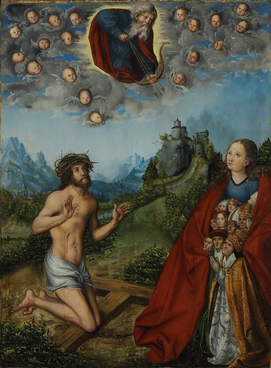 Christ et la Vierge intercédant pour l
