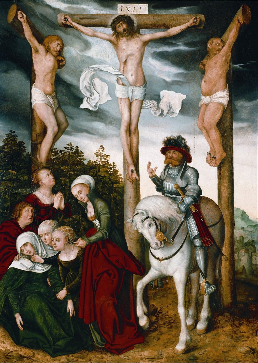 La crucifixion - workshop of Lucas Cranach the Elder