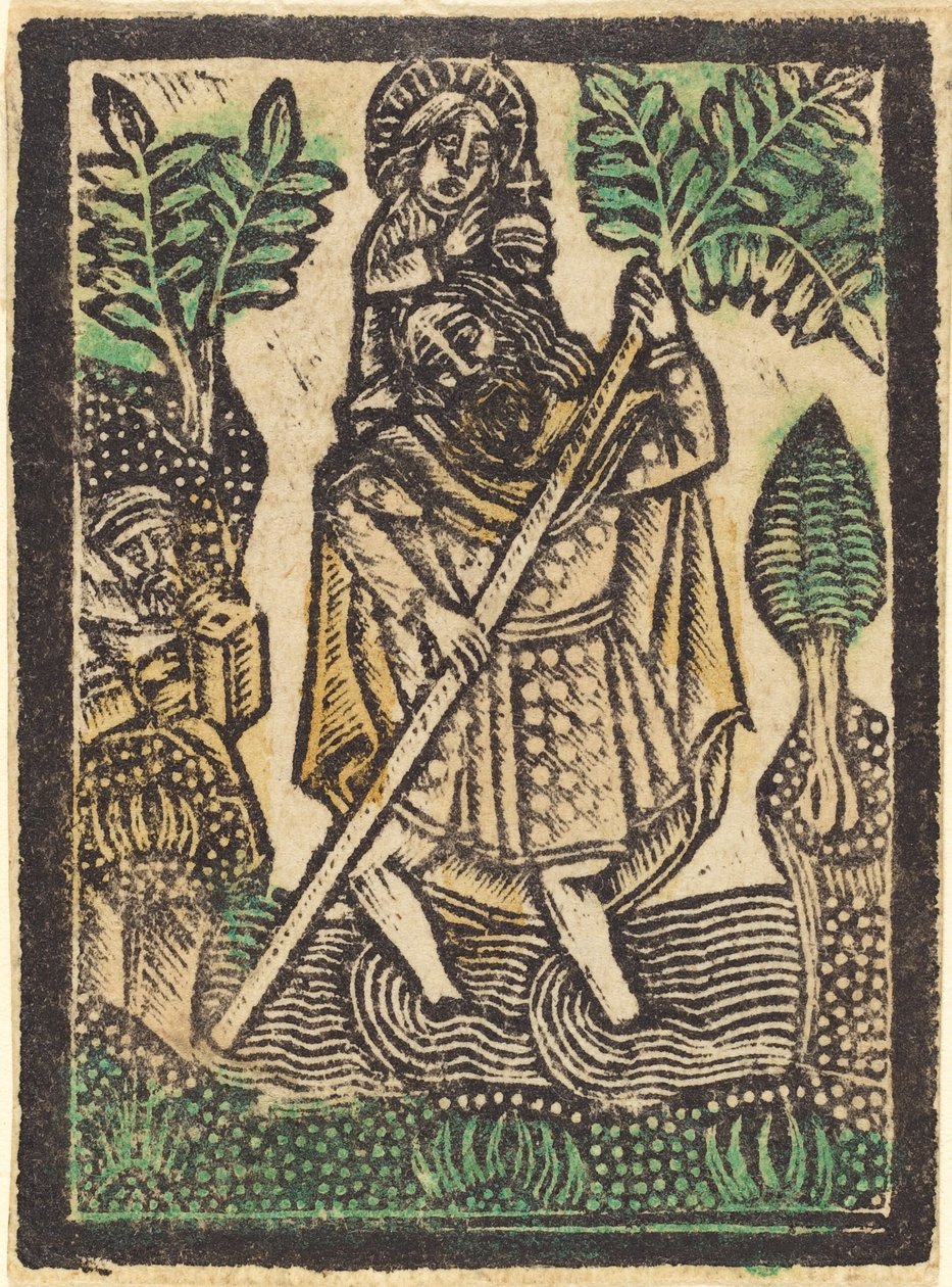 Saint Christophe - Workshop of Master of the Aachen Madonna