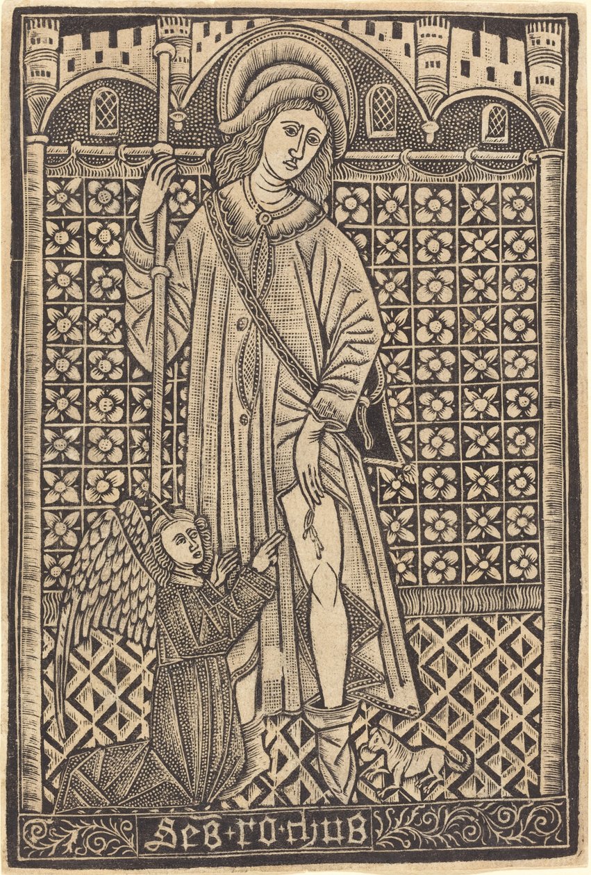 Saint Roch - Workshop of Master of the Cologne Arms