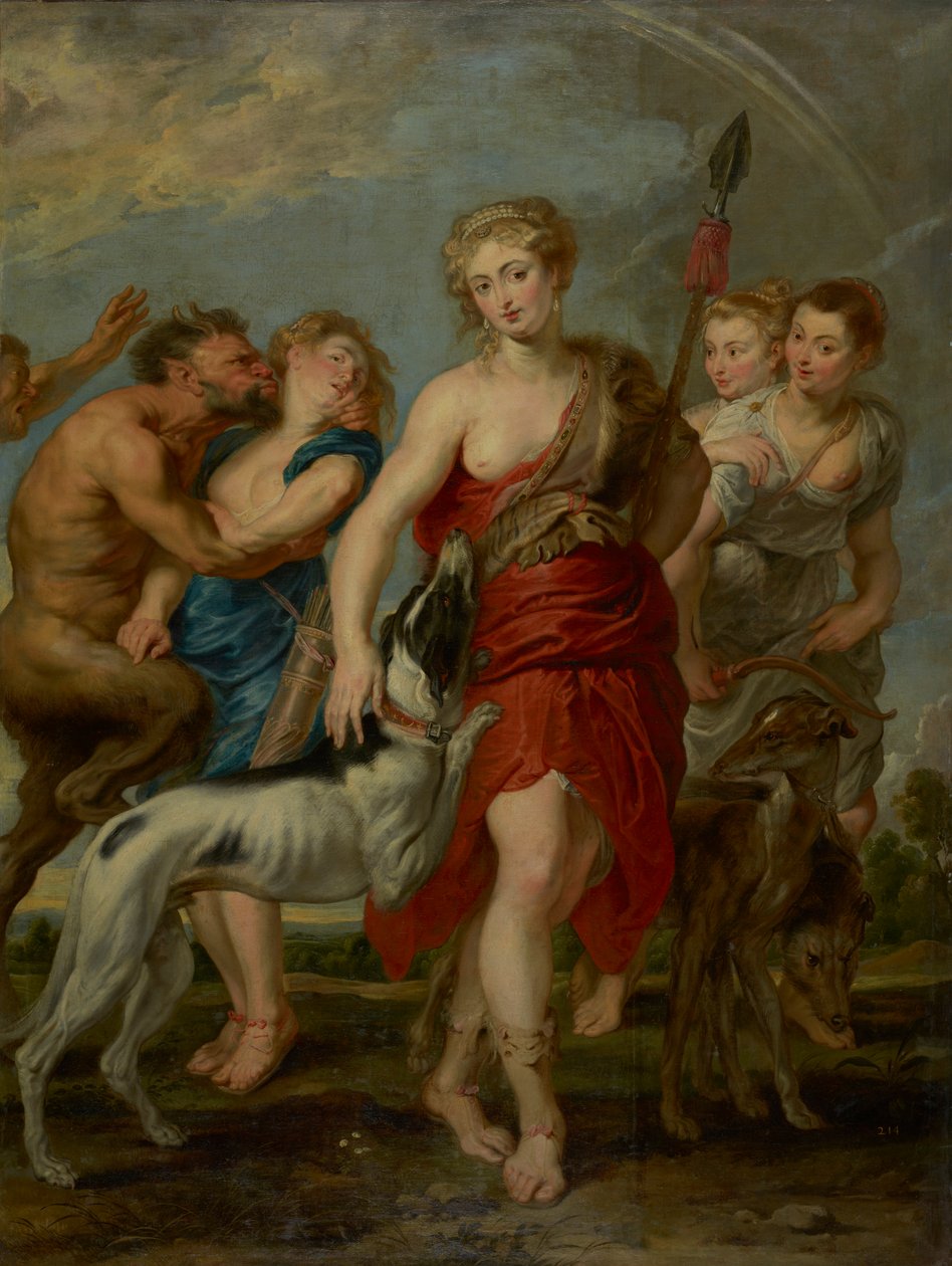 Diane et ses nymphes à la chasse - Workshop of Peter Paul Rubens