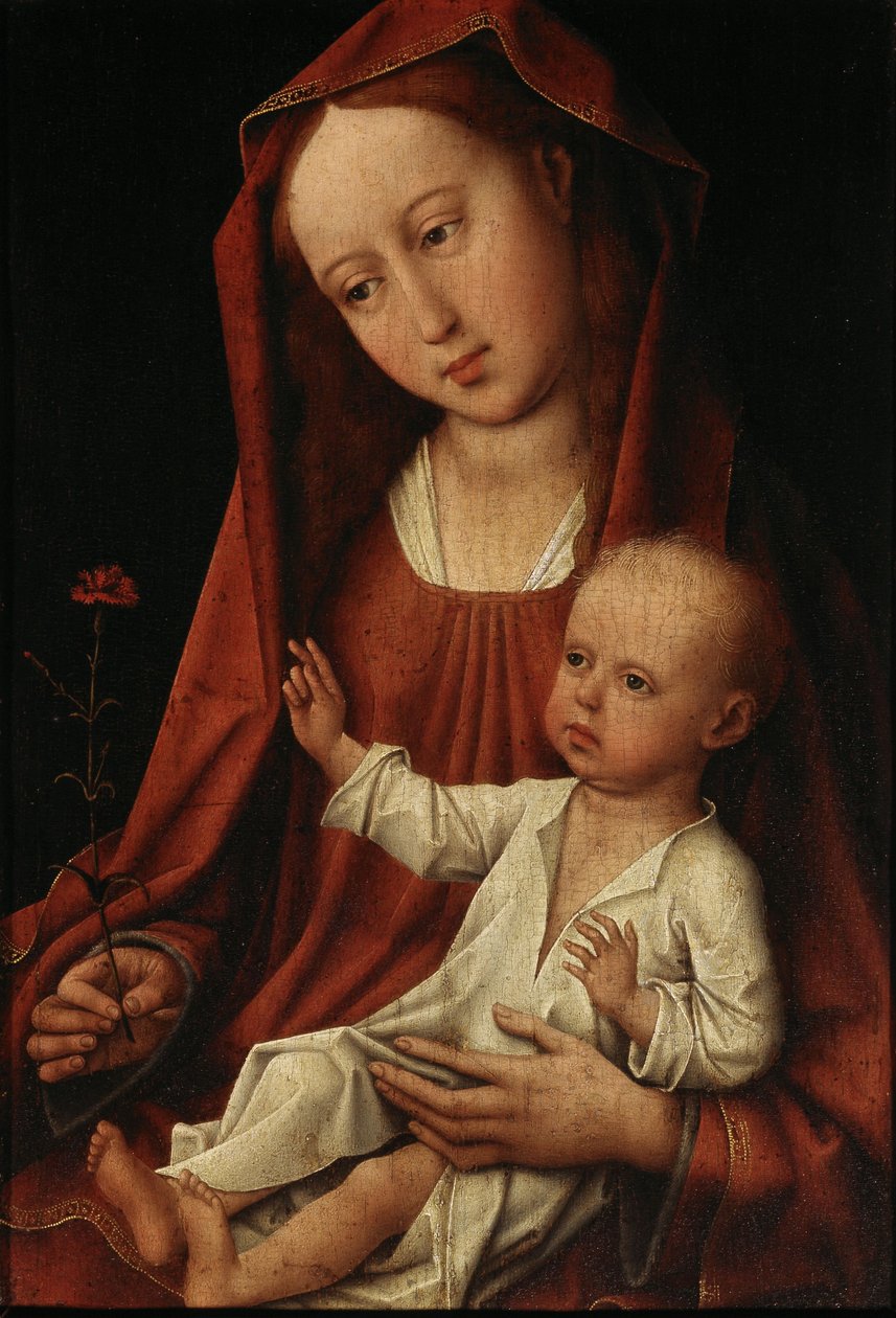 Néerlandais : Madonna met de anjer La Vierge à l