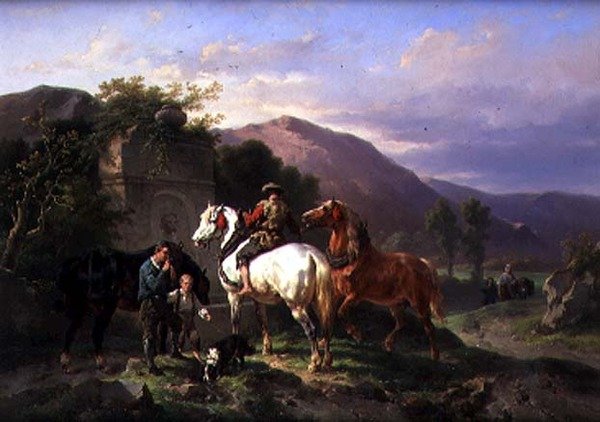 Abreuvement des chevaux - Wouterus Verschuur