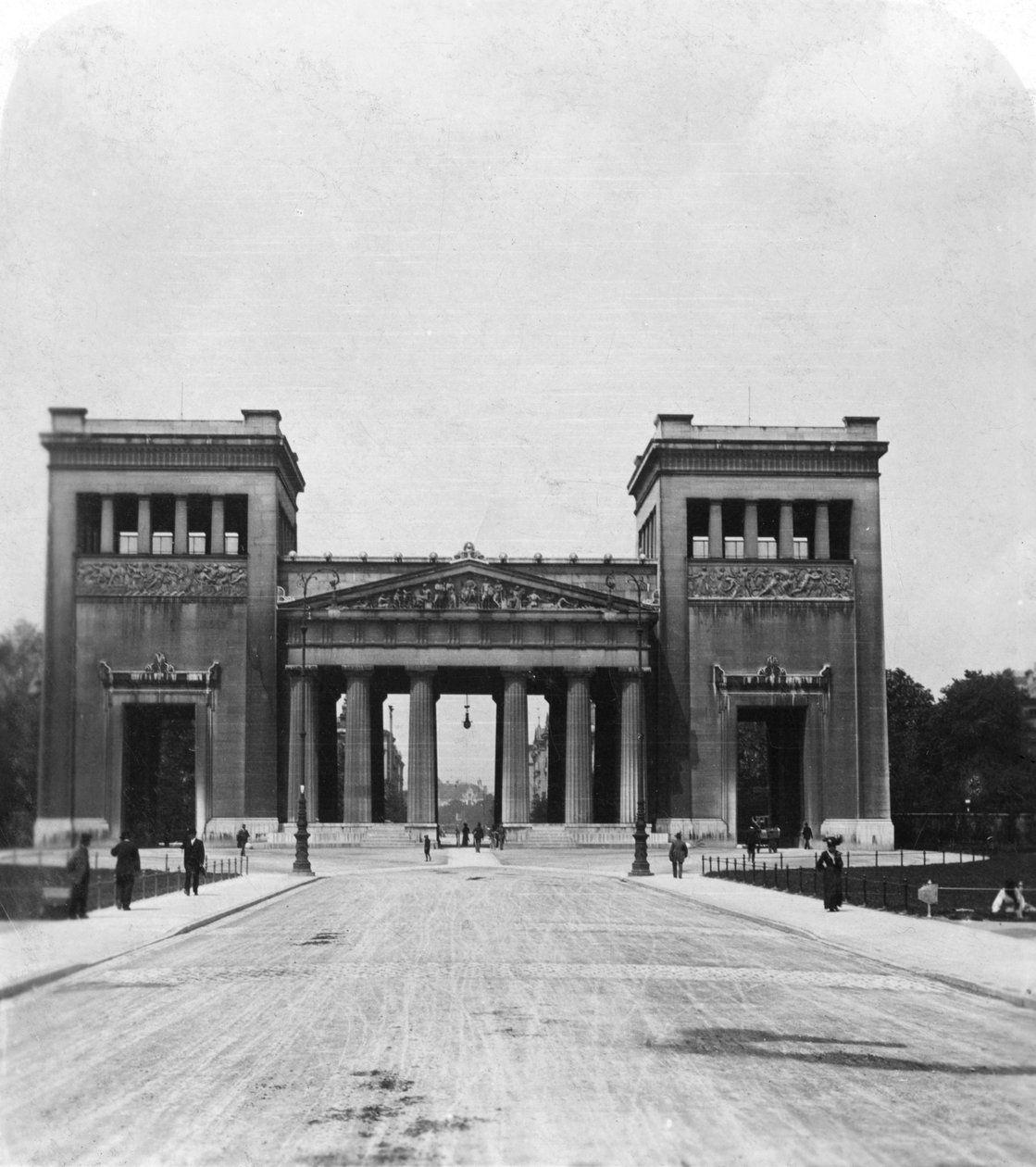 Propylées, Munich, Allemagne, vers 1900 - Wurthle and Sons