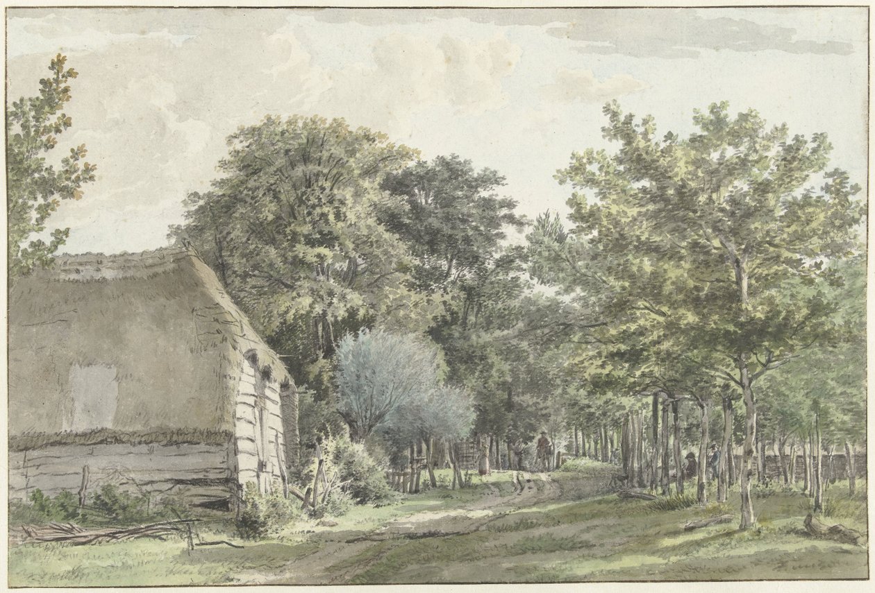 Chemin à travers le village de Manen à Ede - Wybrand Hendriks