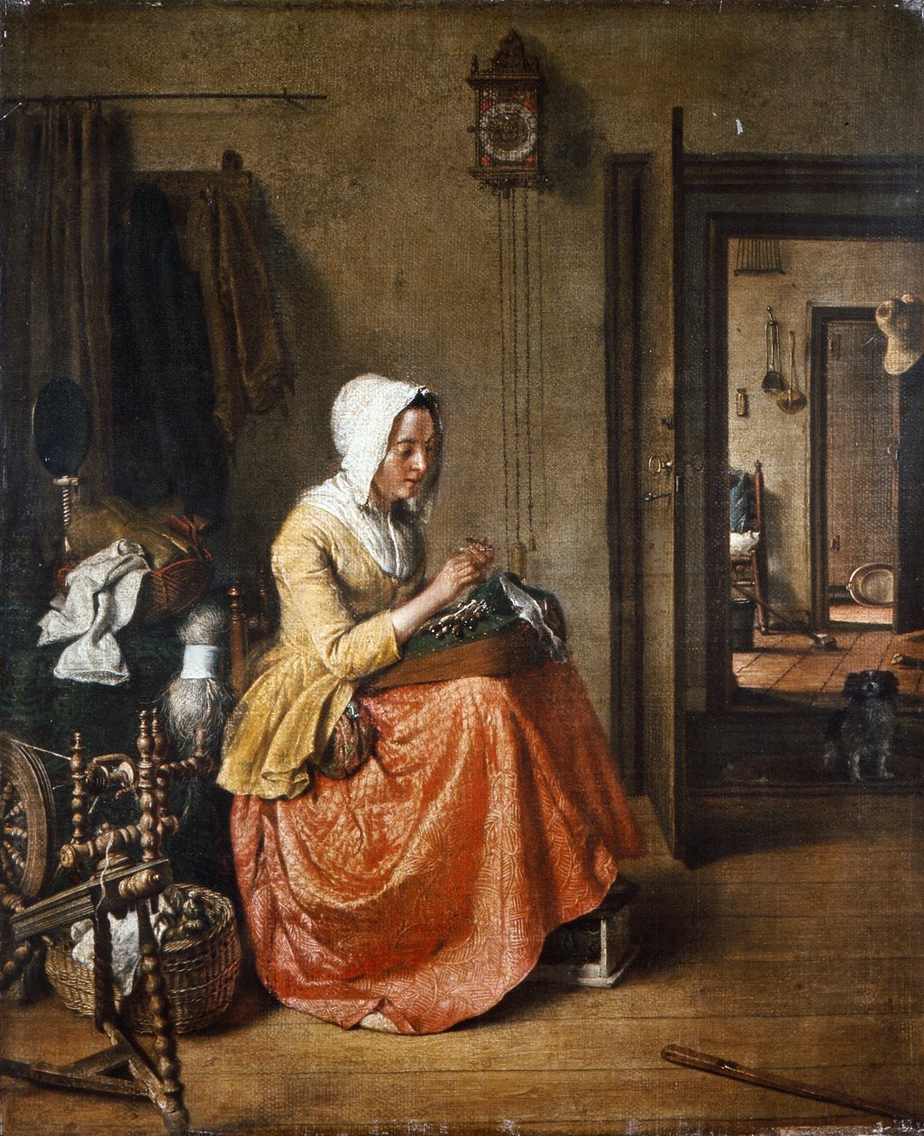 La dentellière, c.1831 - Wybrand Hendriks