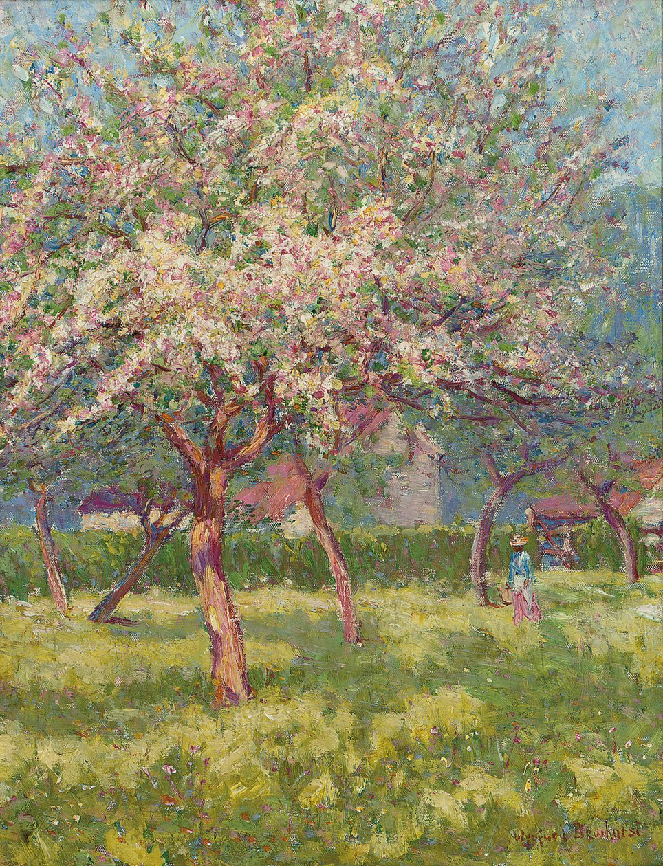Verger en fleurs - Wynford Dewhurst