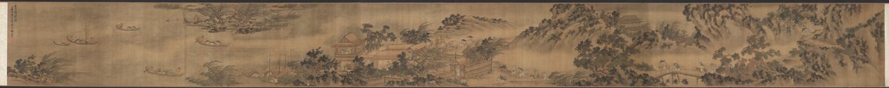 Retour au Village sous une Averse - Xie Shichen