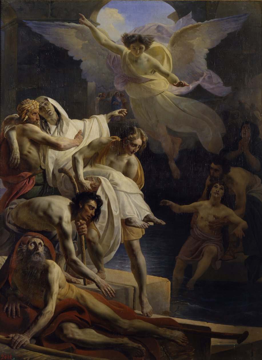 La guérison à la piscine de Siloé, 1845 - Yakov Fyodorovich Kapkov