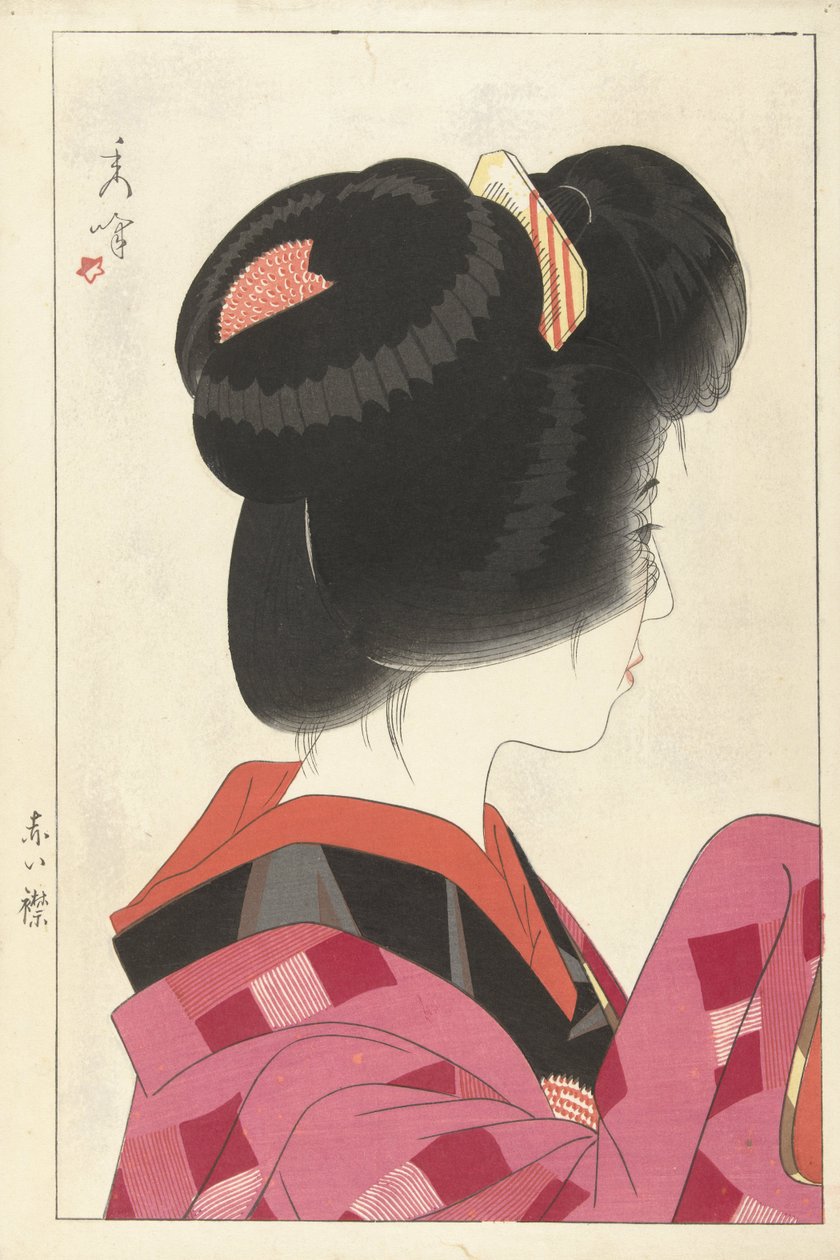 Collier rouge, 1928 - Yamakawa Shuho