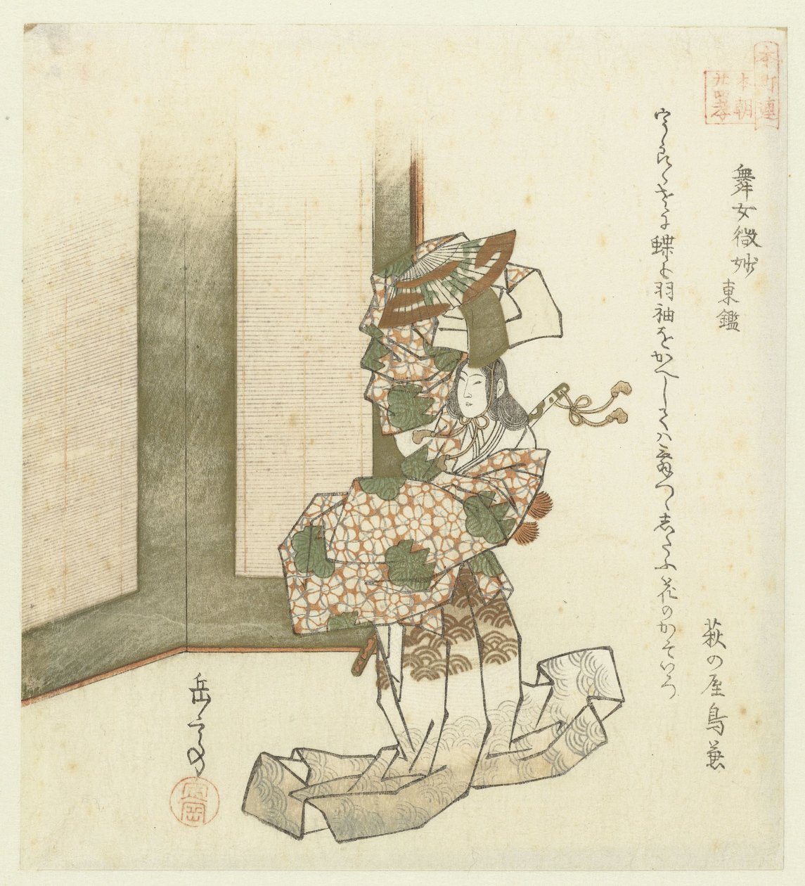 Vingt-quatre exemples japonais de piété filiale pour le Honchôren - Yashima Gakutei