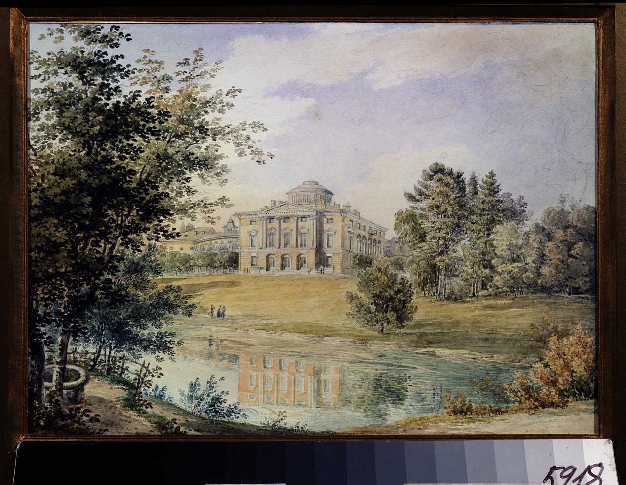 Vue du palais Pavlovsk - Yegor Yegorovich Meier