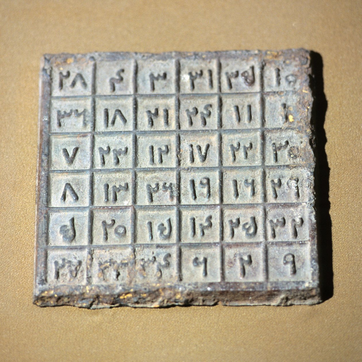 Table magique représentant des figures de la dynastie Yuan - Yuan Dynasty Chinese School
