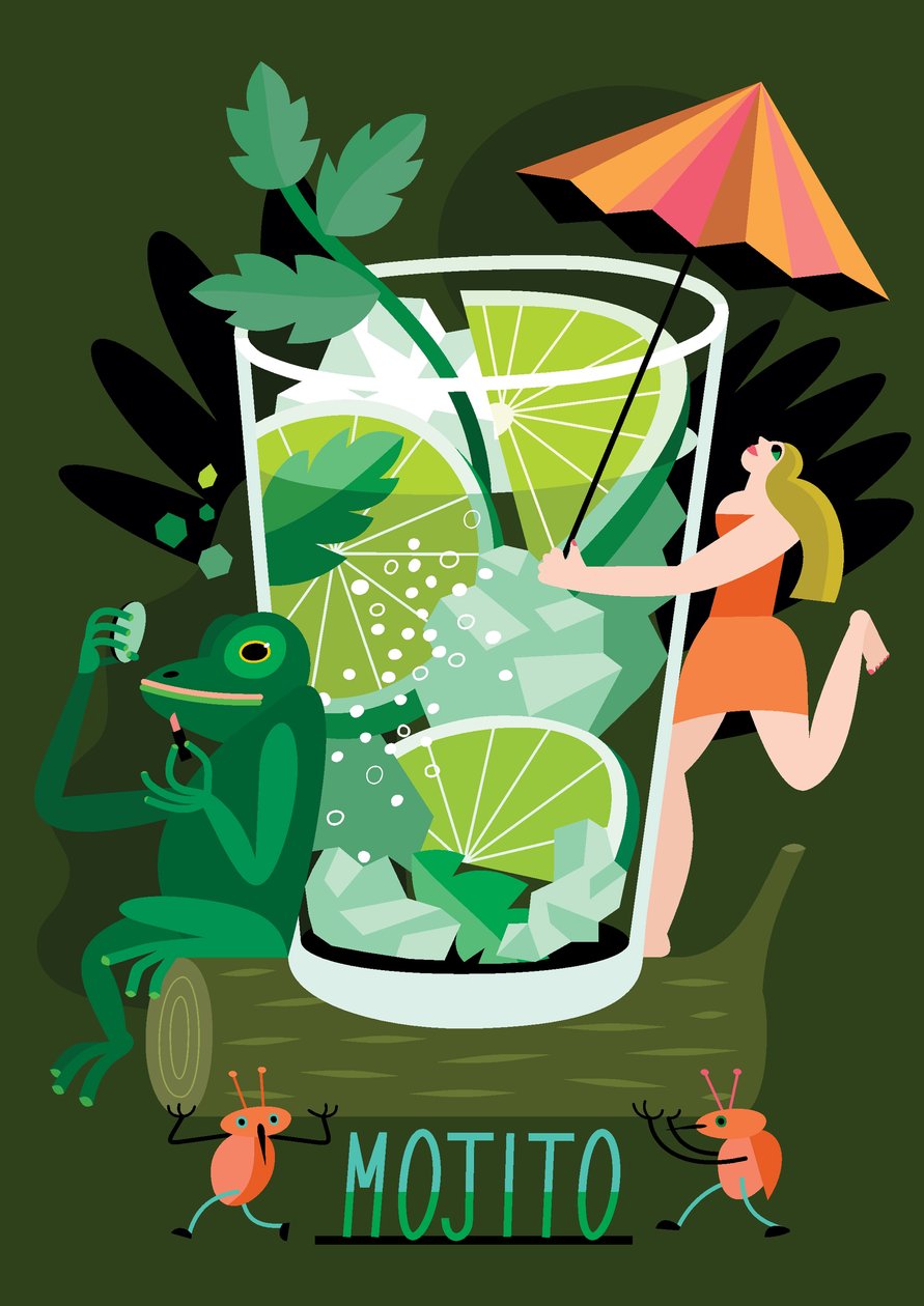 Mojito, 2017 (illustration vectorielle) - Yulia Drobova