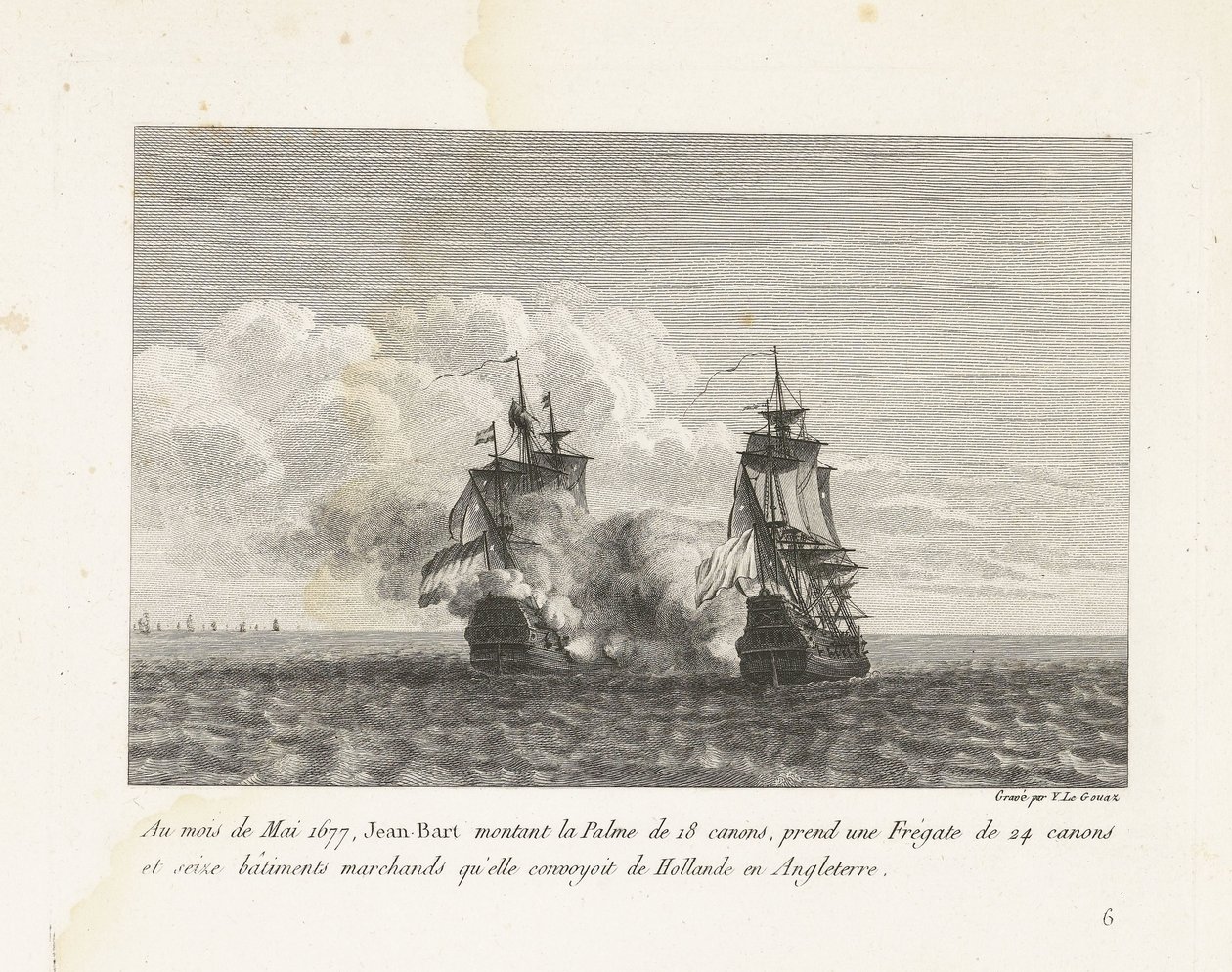 Jean Bart capture une frégate hollandaise, 1677 - Yves Marie Le Gouaz