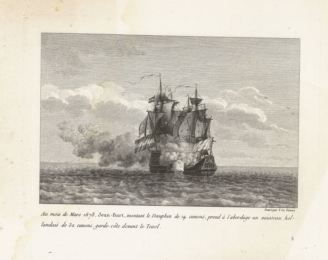 Jean Bart capture une frégate hollandaise, 1678 - Yves Marie Le Gouaz