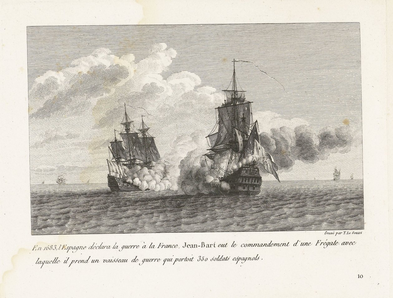 Jan Bart capture un navire espagnol avec 350 soldats à bord, 1683 - Yves Marie Le Gouaz