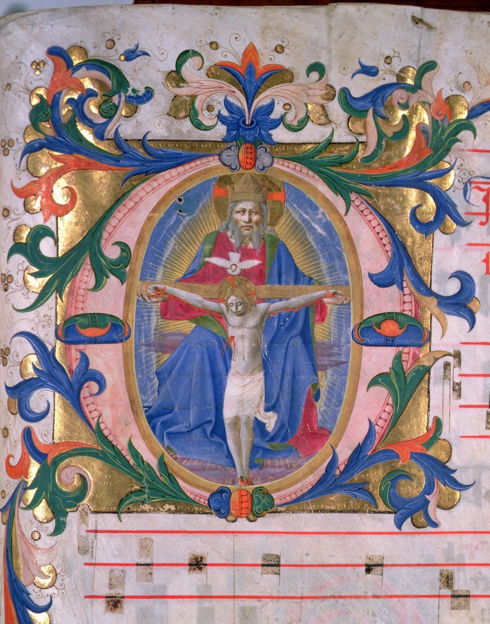 Ms 523 f.166r Initiale historiée 