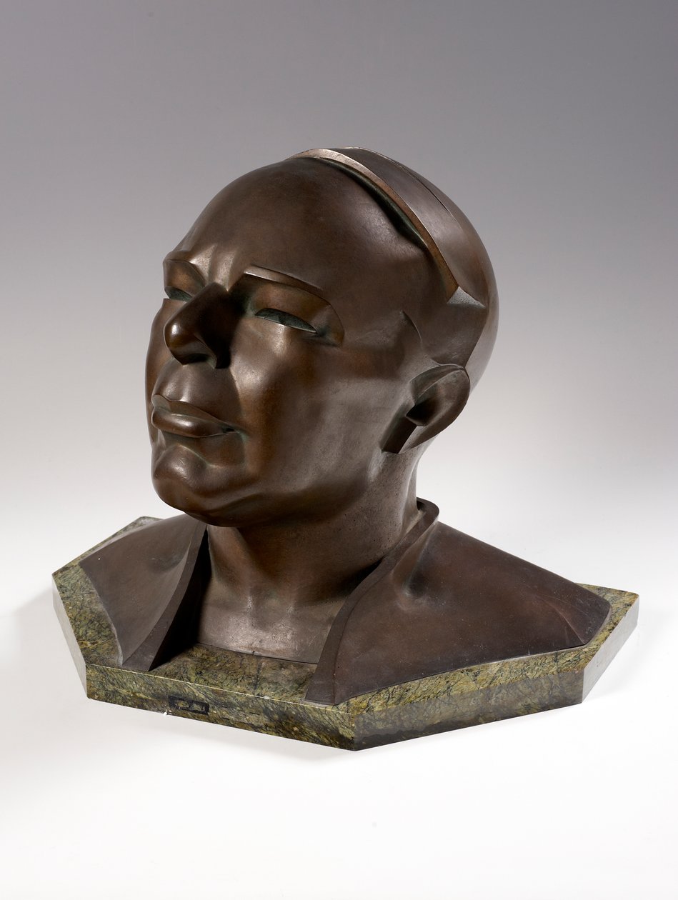 Le très honorable Leslie Hore-Belisha, vers 1937-39 (bronze sur socle en marbre) - Zeev Ben Zvi