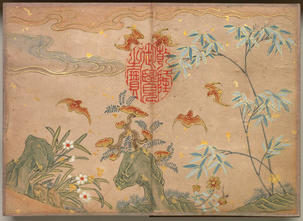 Album de bureau : Peintures de fleurs et d
