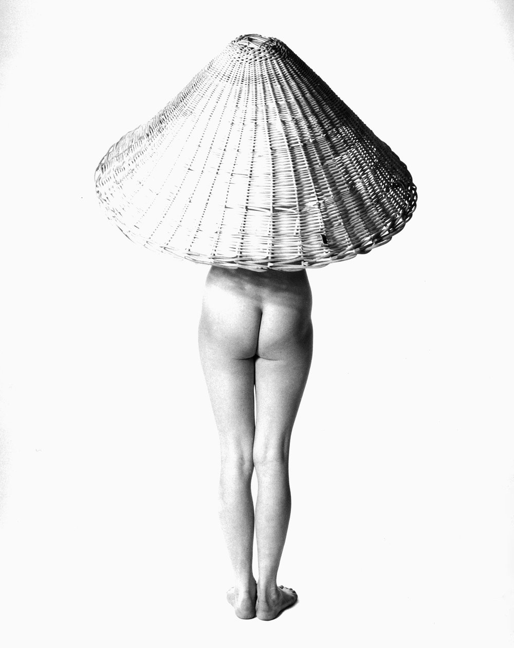 Nu avec un panier d