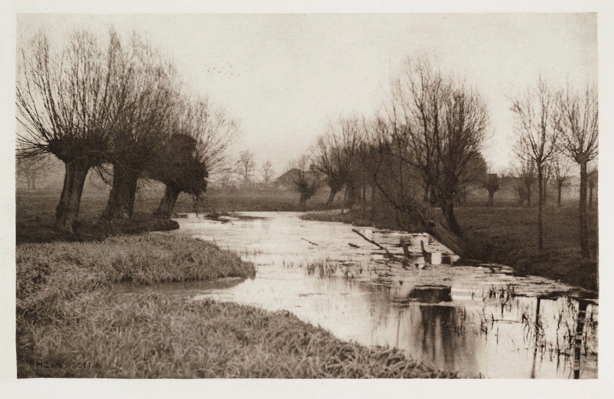 Eaux stagnantes de la rivière Lea - Frederick (attr. to) Barnard