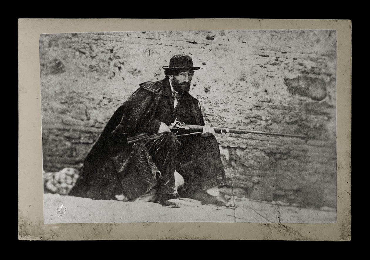 BRIGAND Portrait de Francesco Fasanella dit Tinna 1860 - . .