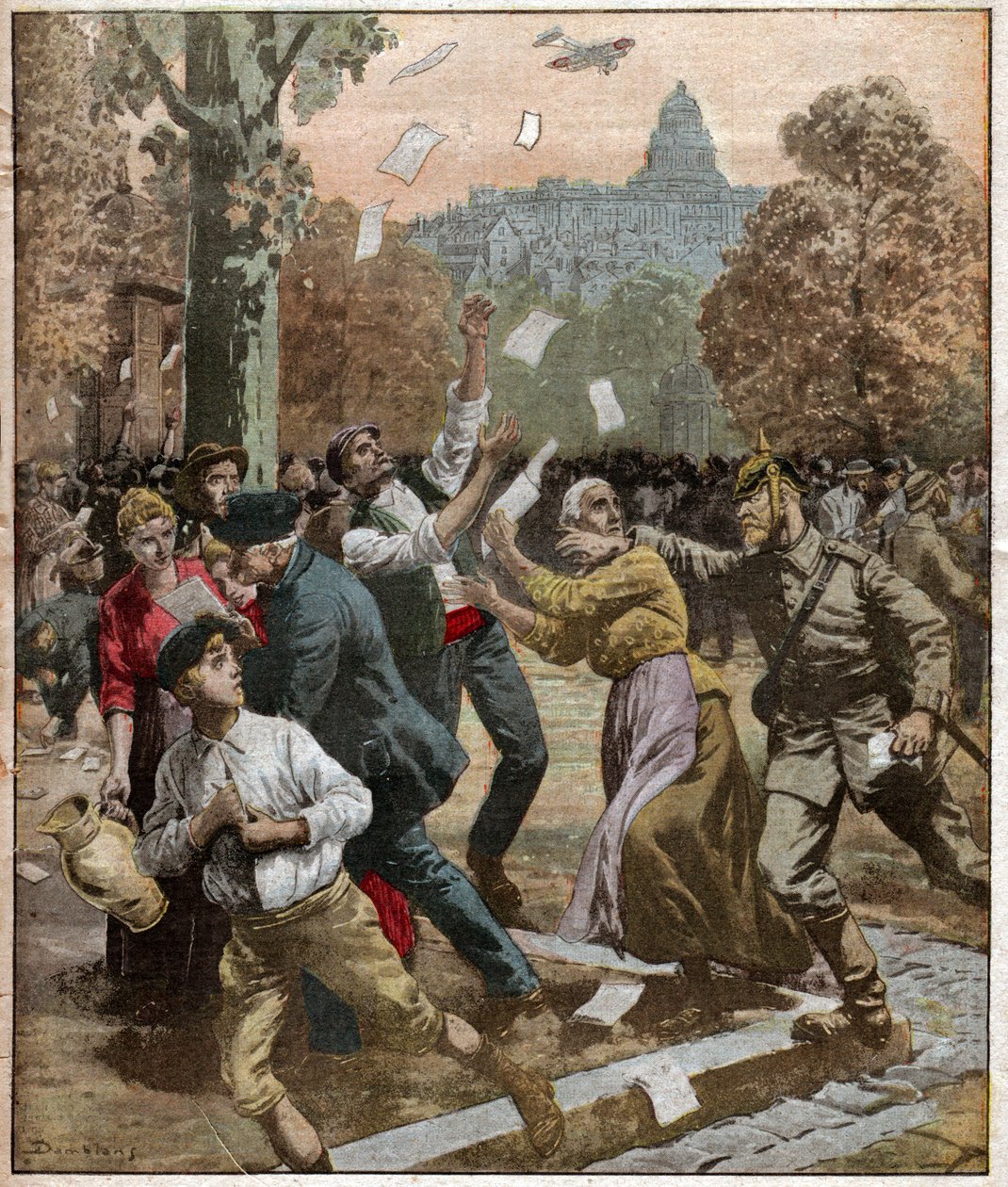 Bruxelles pendant la Première Guerre mondiale - Ferdinand Georg Waldmuller