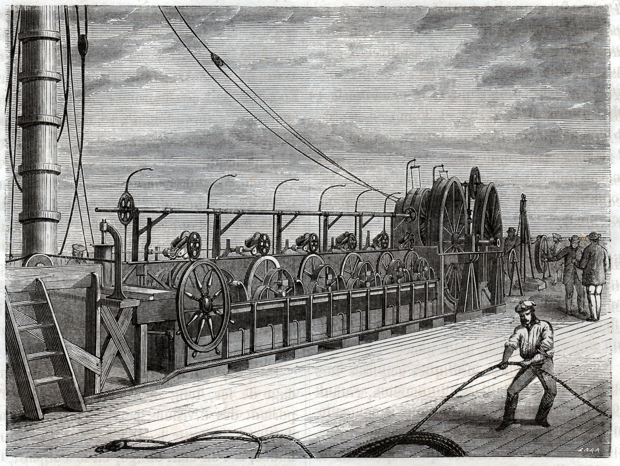 Câble télégraphique sous-marin - Frederick (attr. to) Barnard
