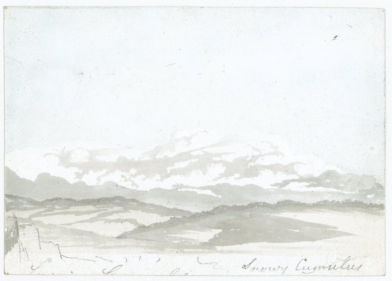 Étude de nuages par Luke Howard, vers 1808-1811 - Frederick (attr. to) Barnard