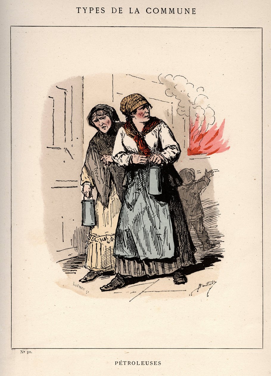 Commune de Paris : costume de PETROLES (20) dans « Les Communeux » - Frederick (attr. to) Barnard