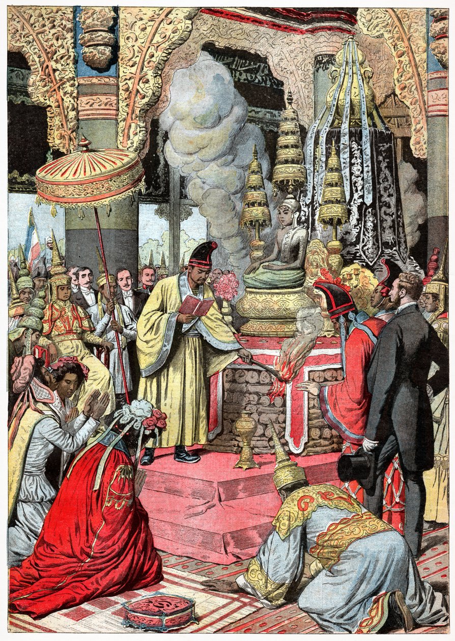 Mort de Norodom I - . .