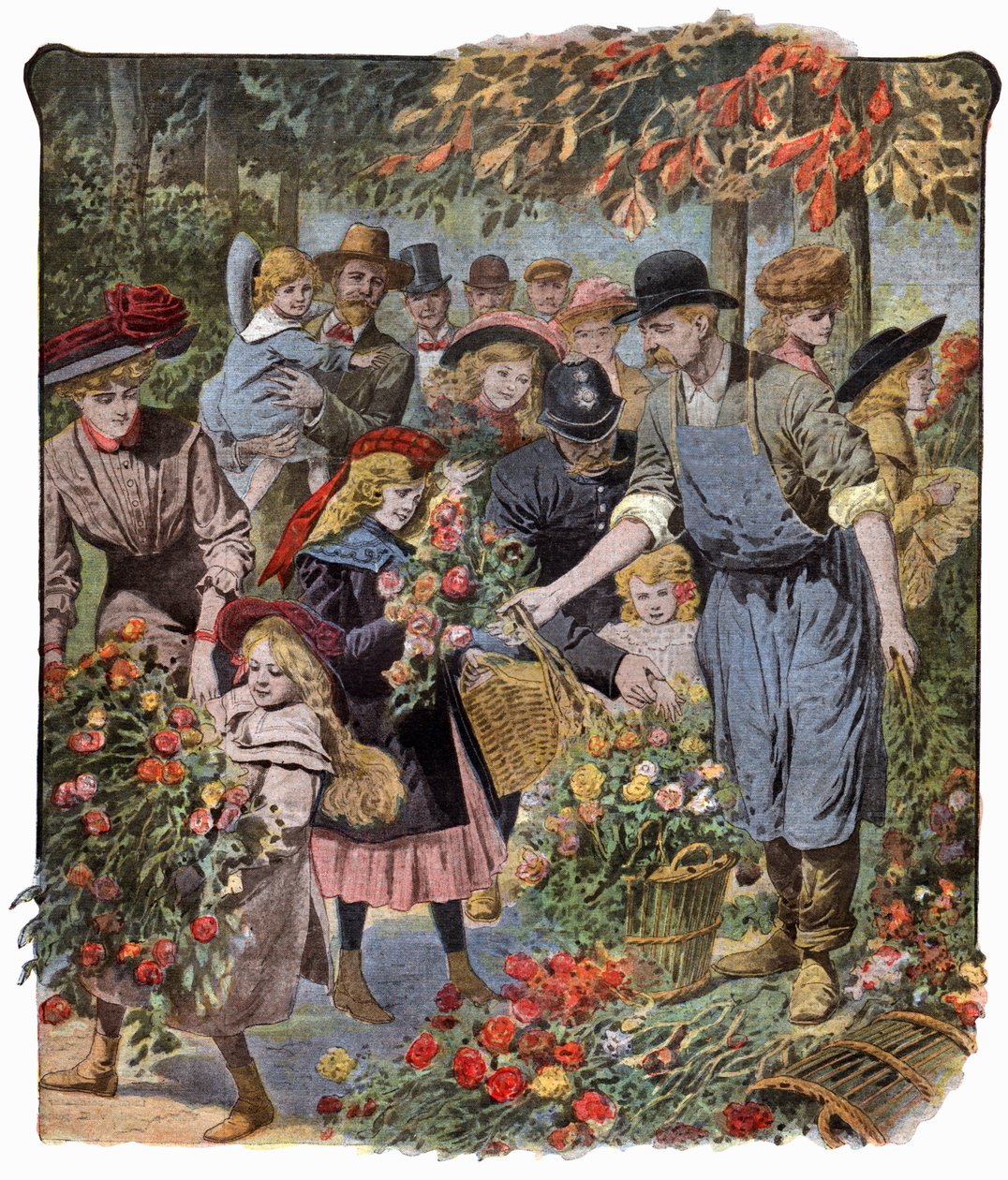 Distribution de fleurs - . .