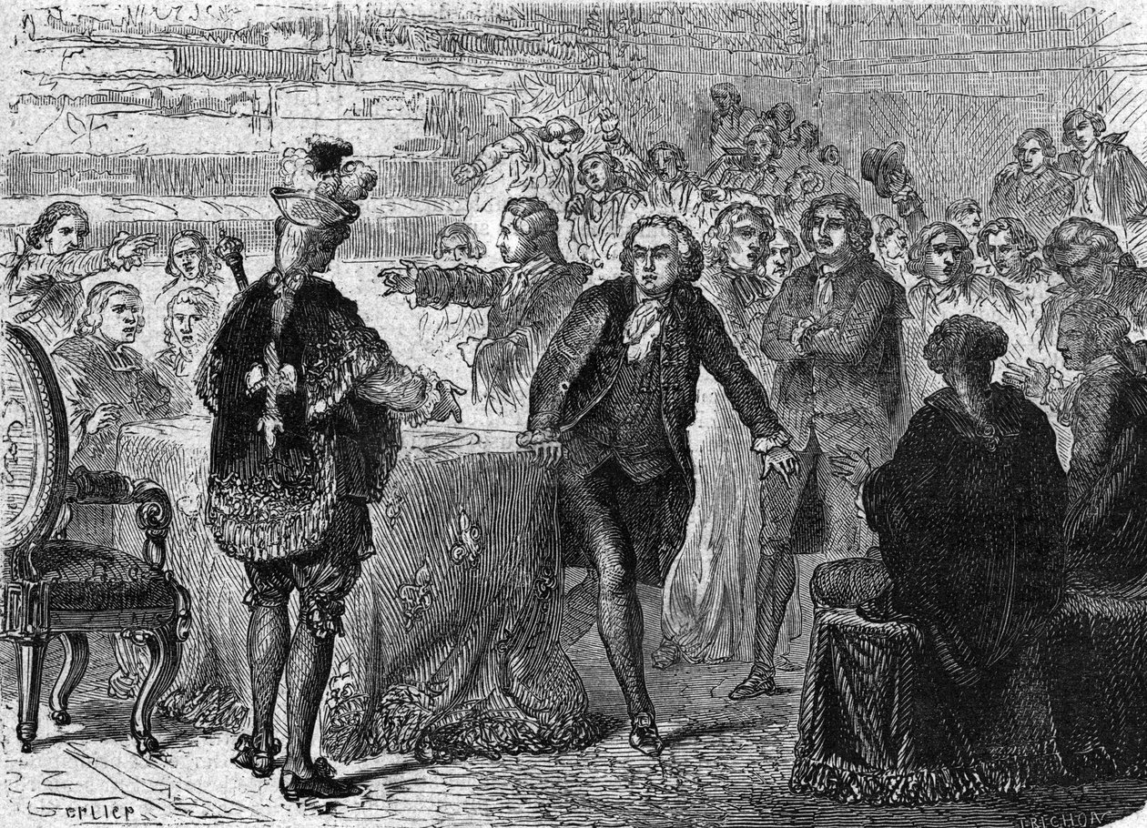Révolution française : Mirabeau devant Dreux-Brèze, 23 juin - . .