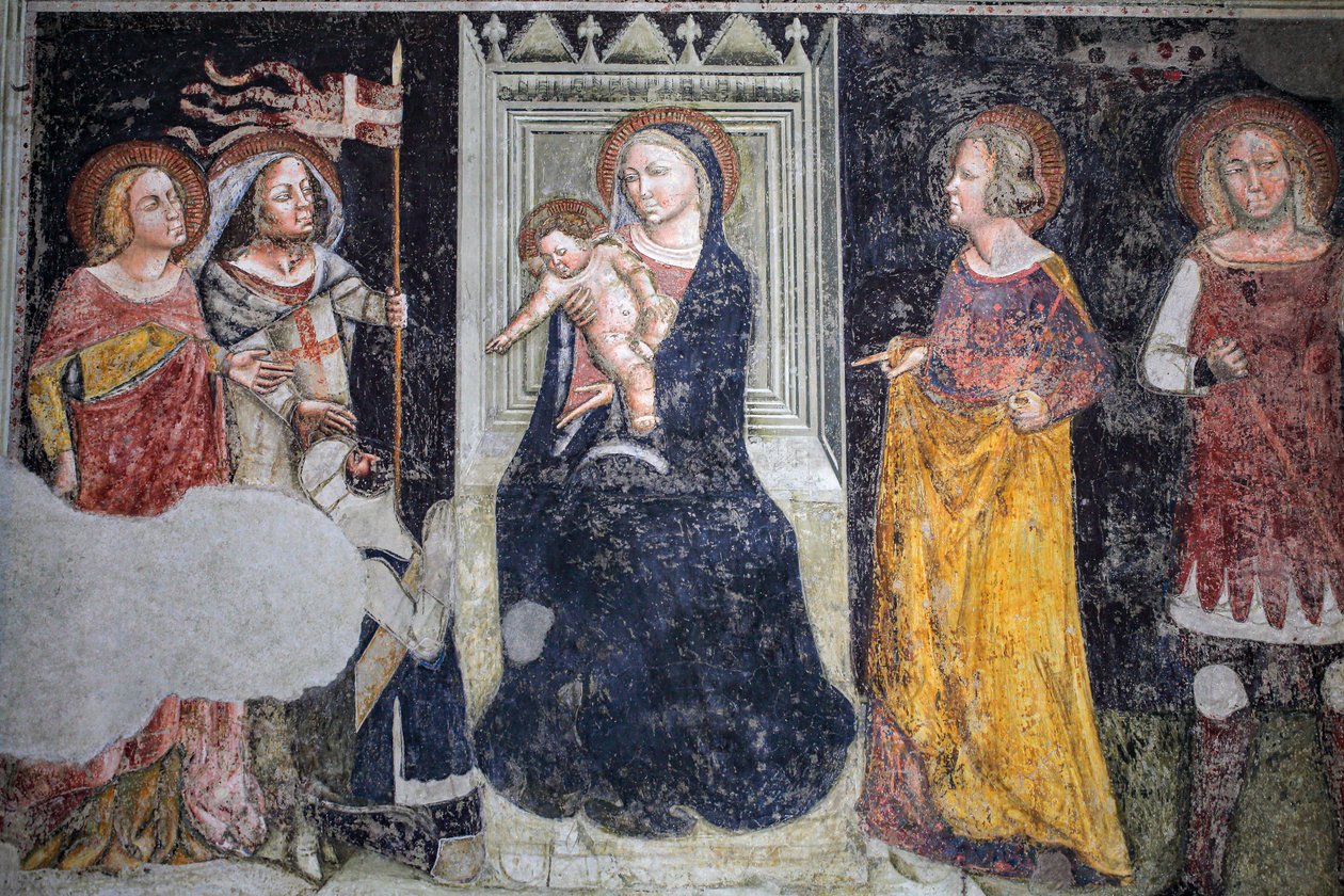 Fresque de la chapelle Giusti dans l