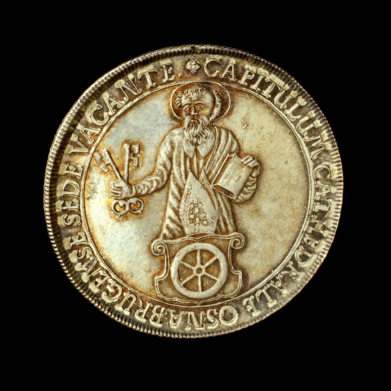 Pièce allemande représentant la figure en pied de Saint Pierre, saint patron de l