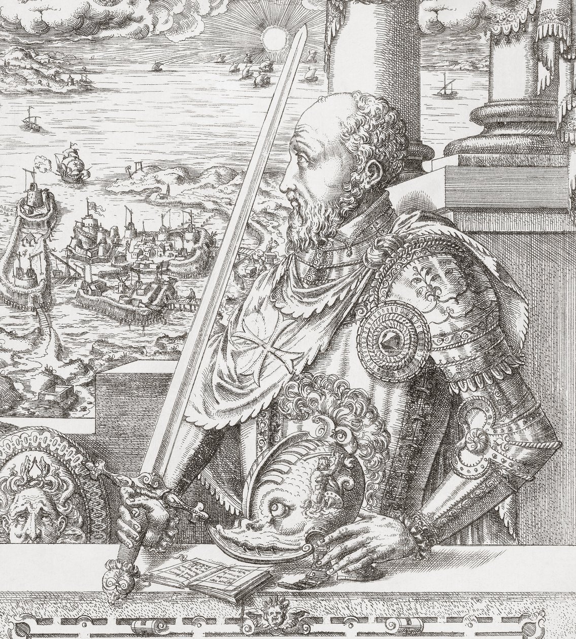 Jean Parisot de la Valette, portrait - . .