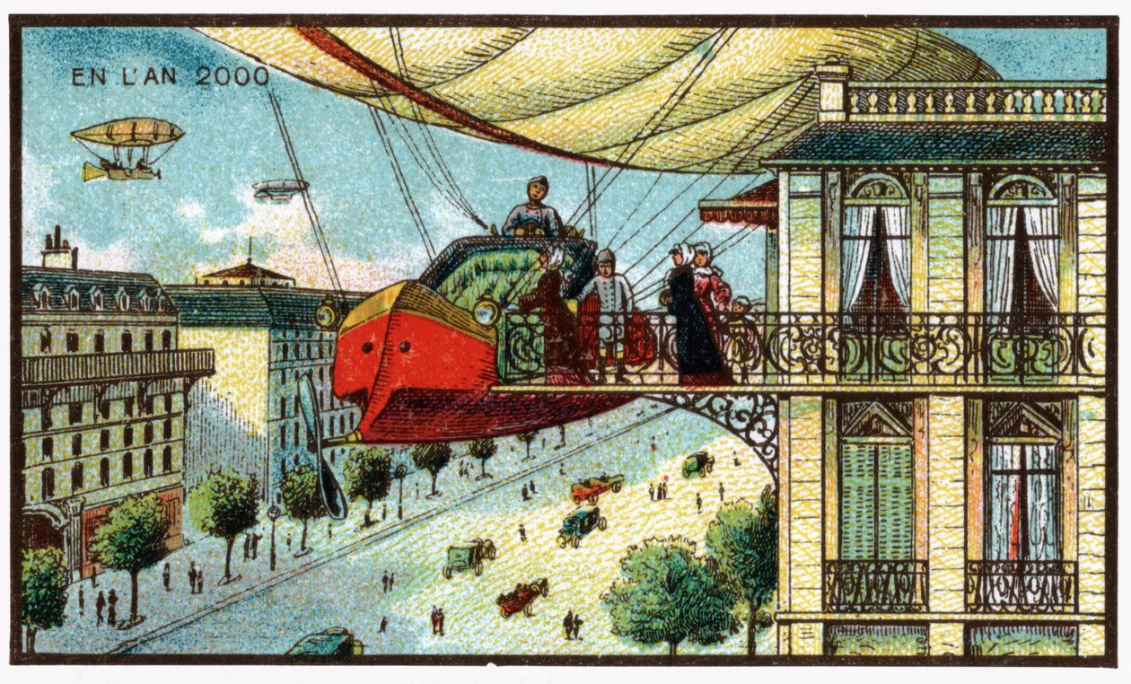 Zeppelin privé, vers 1910 - . .