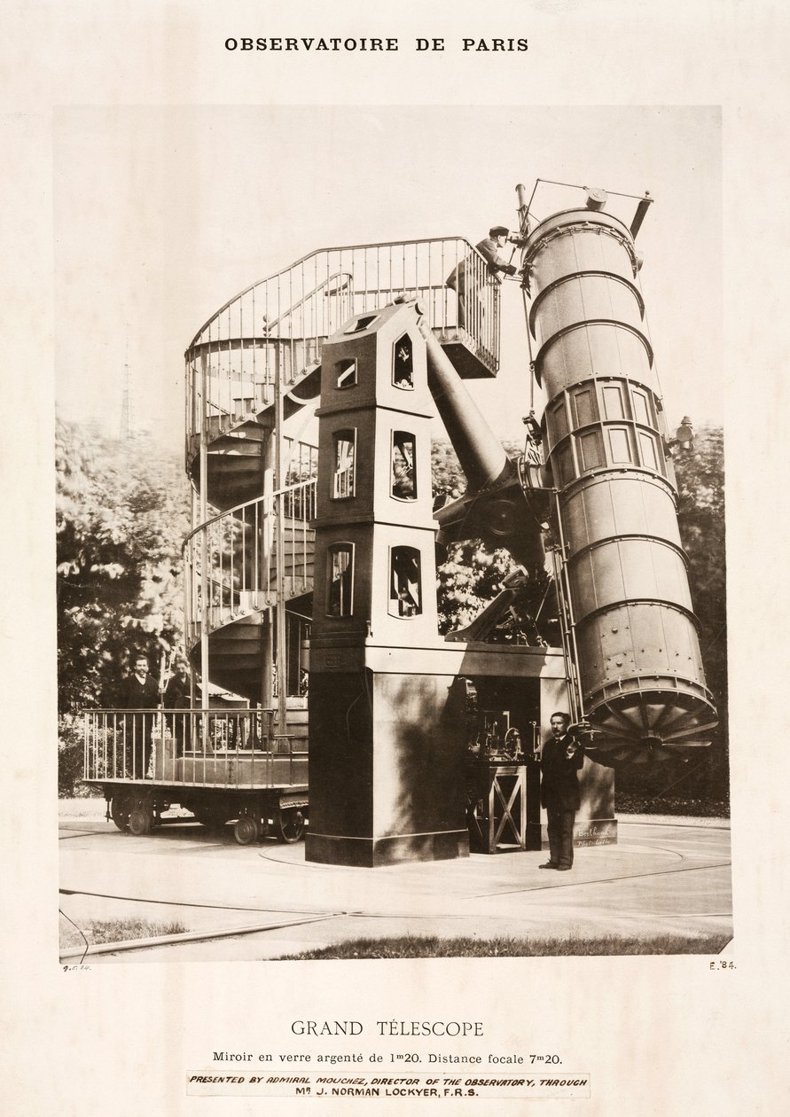 Télescope réflecteur, Observatoire de Paris - Frederick (attr. to) Barnard