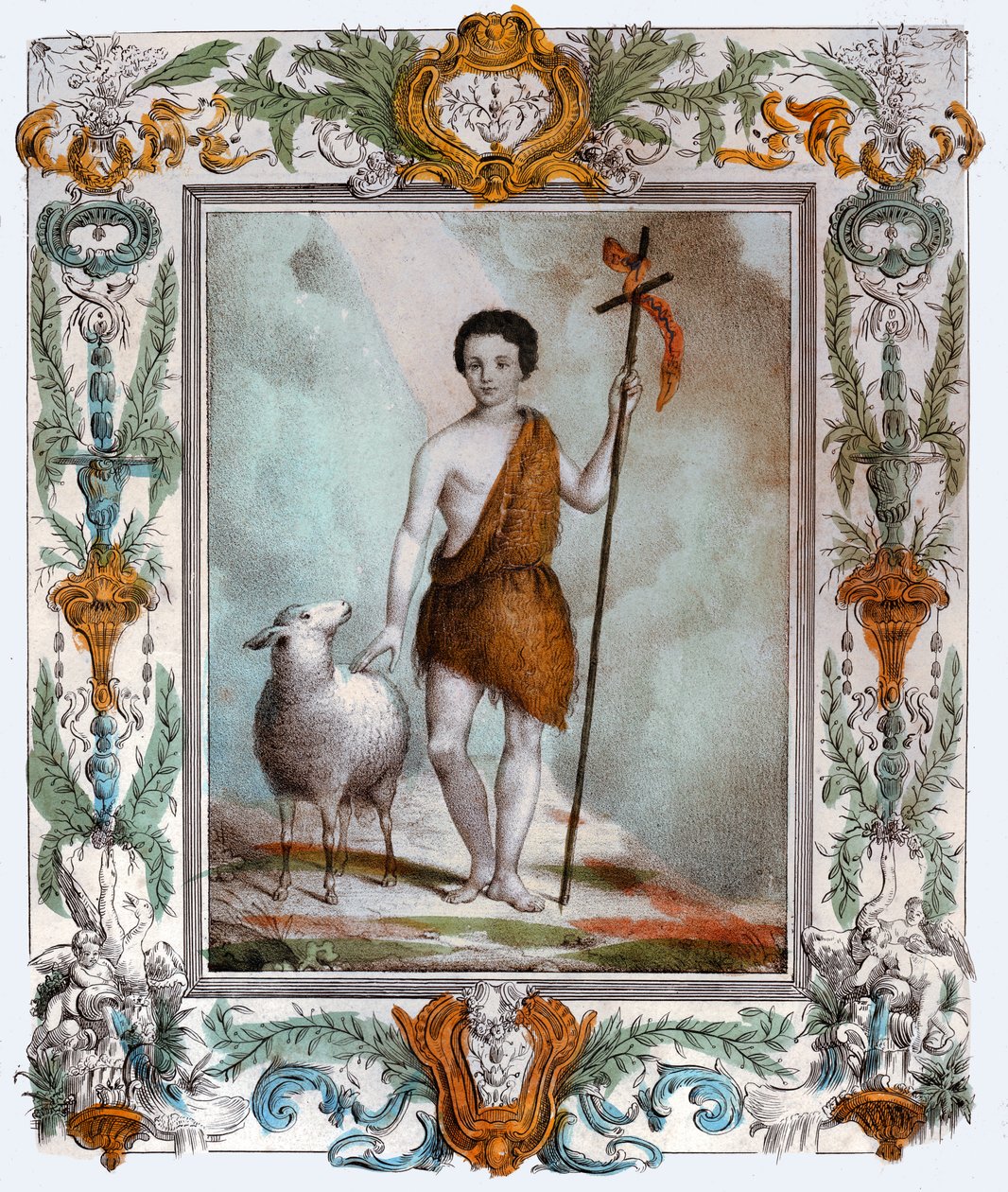 Saint Jean-Baptiste (gravure) - . .