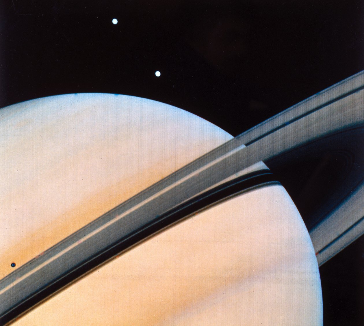 Saturne et ses anneaux - Frederick (attr. to) Barnard