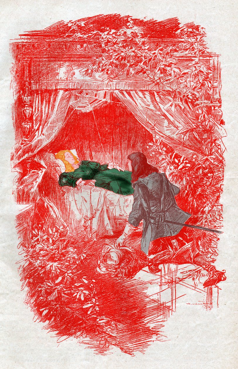 La Belle au bois dormant (gravure) - . .