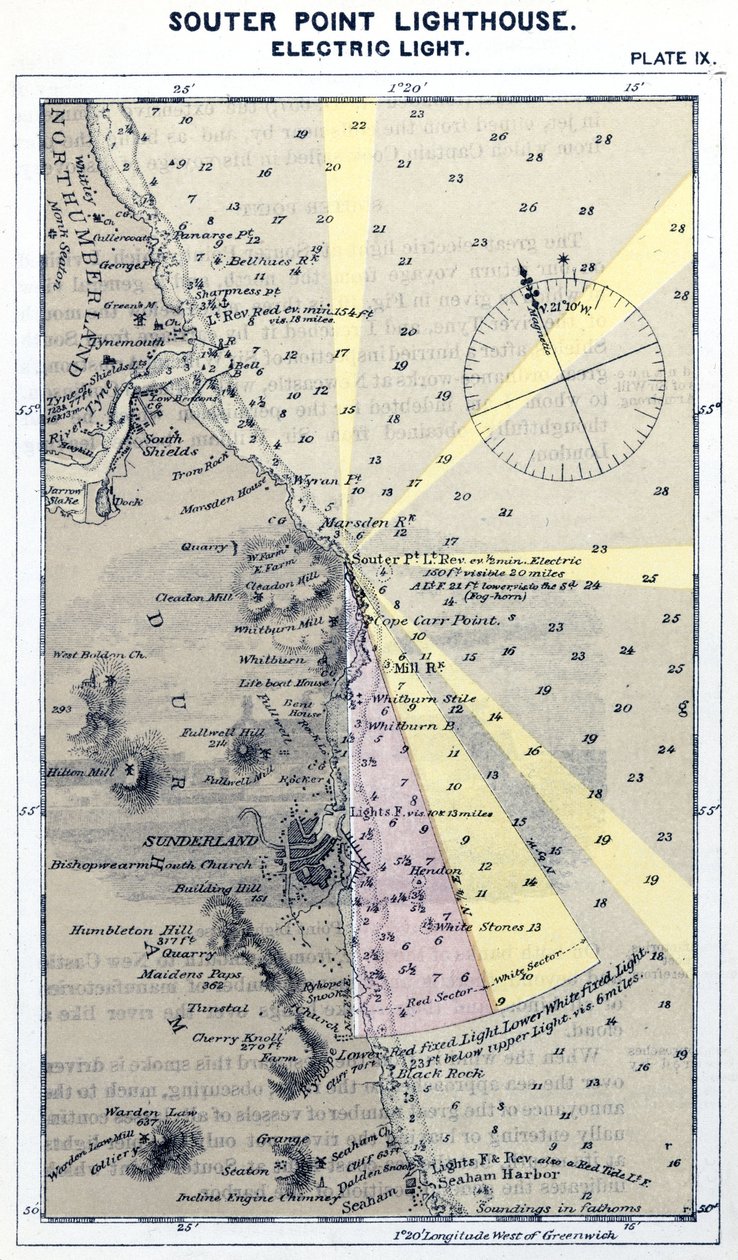 Phare de Souter Point - Frederick (attr. to) Barnard