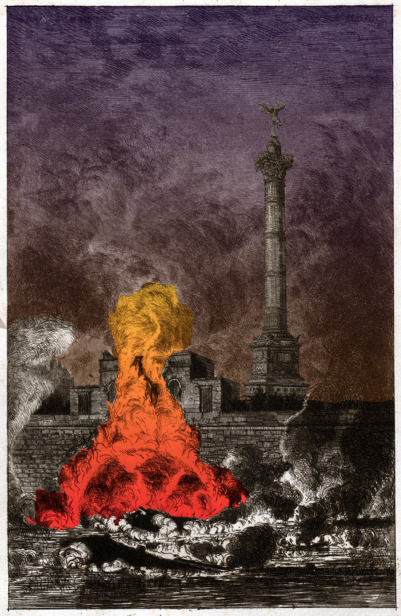 La Commune de Paris. vers 1880 - . .