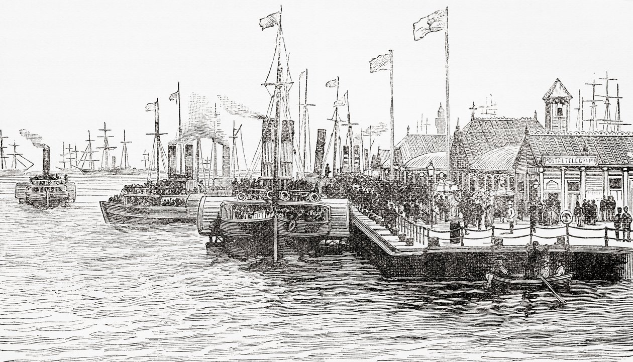 Le débarcadère du prince, Liverpool Dock, Liverpool, Angleterre - . .