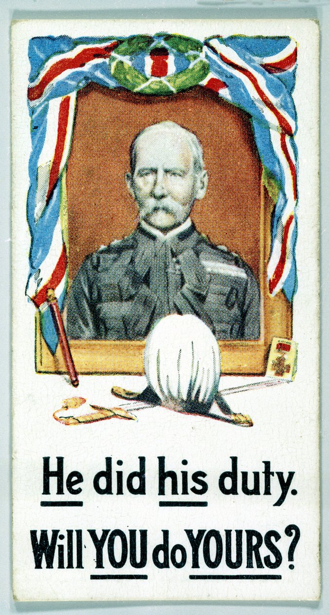 Royaume-Uni : Cartes de cigarettes - Recrutement pendant la Première Guerre mondiale - Ferdinand Georg Waldmuller