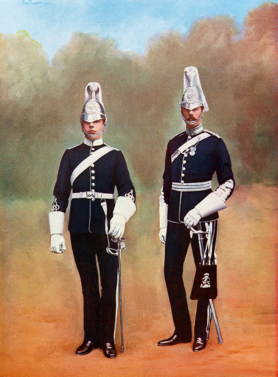 Yorkshire Dragoons, officier et soldat, de l
