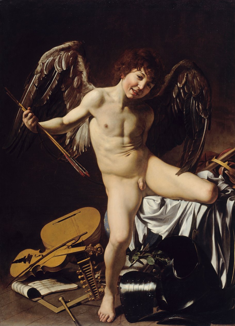 Cupidon en vainqueur - Caravaggio