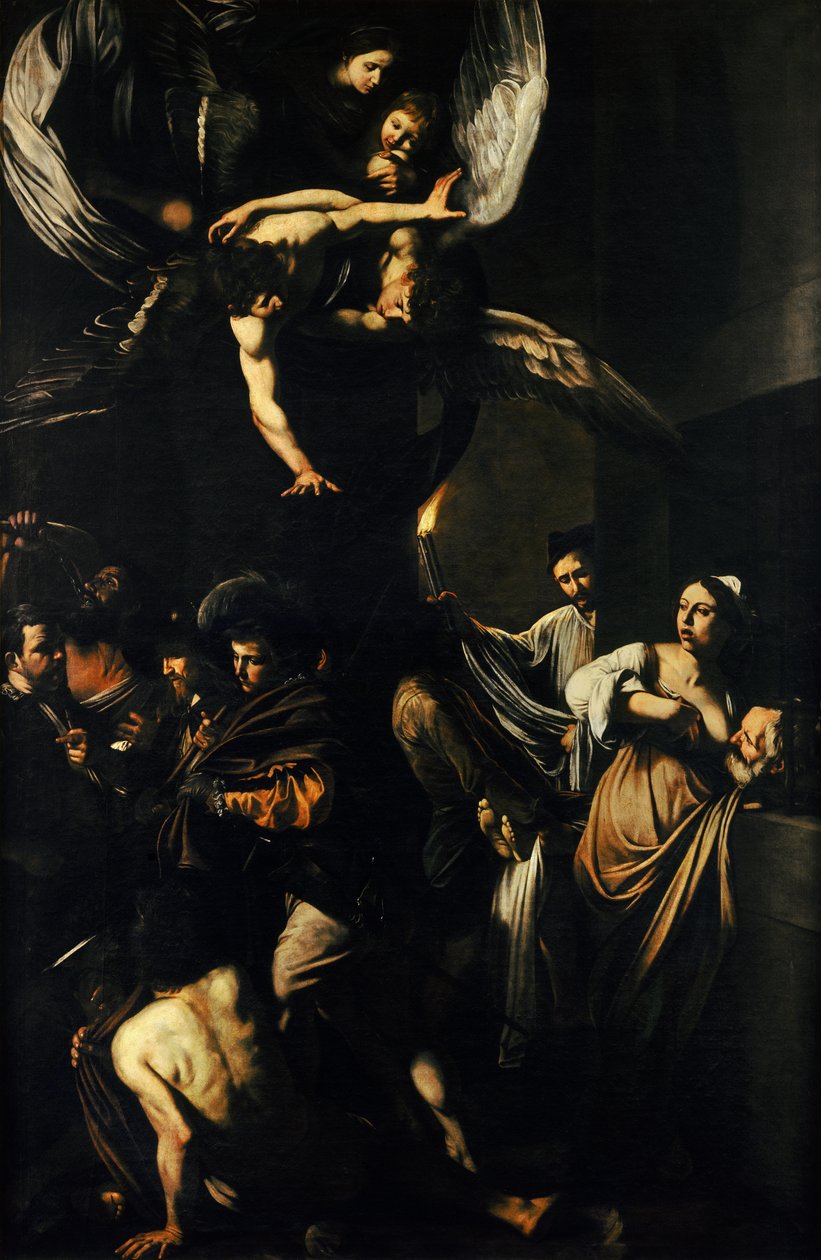 Les Sept Œuvres de Miséricorde - Michelangelo Merisi da  Caravaggio